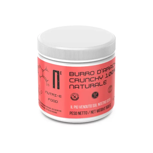 BURRO D'ARACHIDI CRUNCHY 100% NATURALE